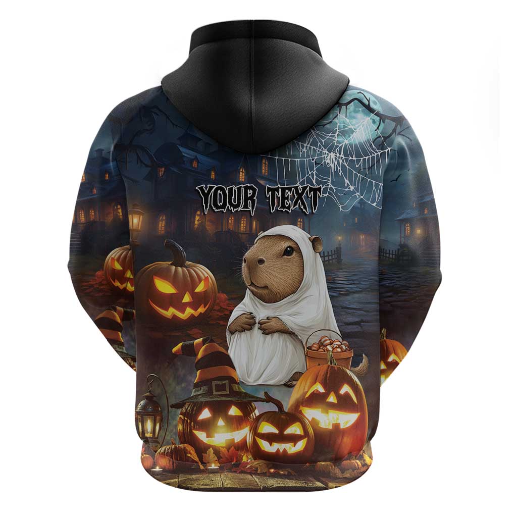 Capy-Boo-Ra Halloween Personalized Hoodie Capybara Funny Spooky Ghost LT9