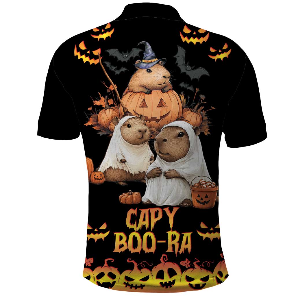 Capy-Boo-Ra Spooky Season Polo Shirt LT9