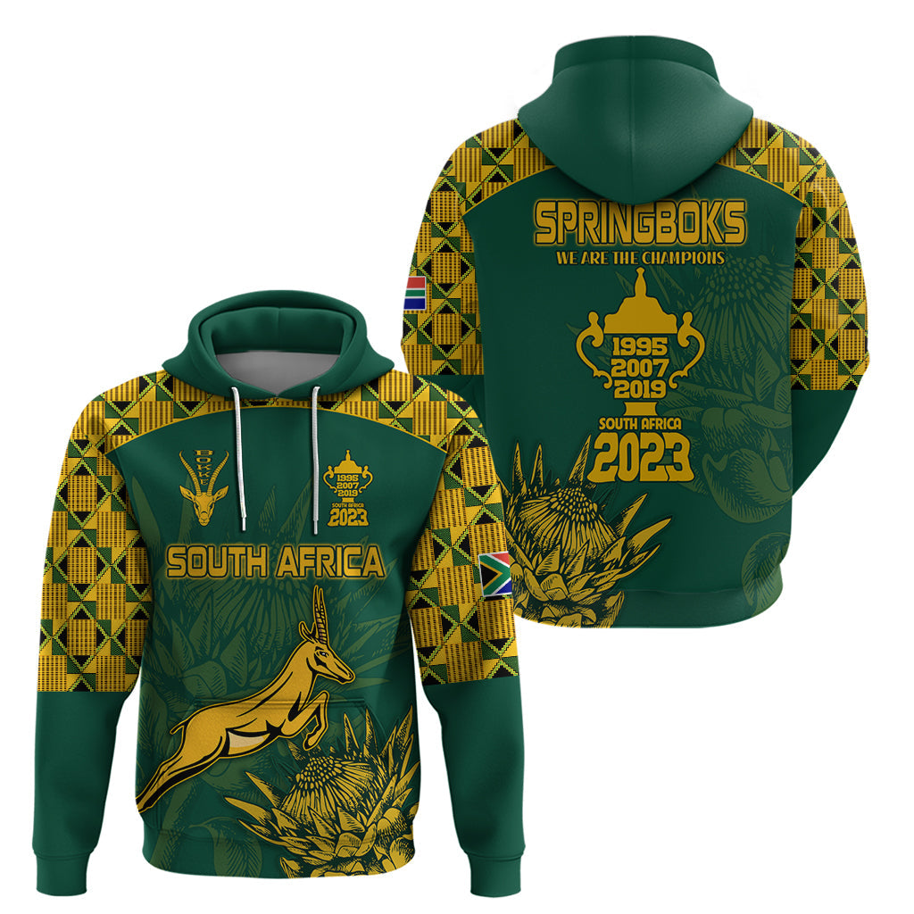South Africa Rugby Hoodie Springboks Proud The Champions LT9