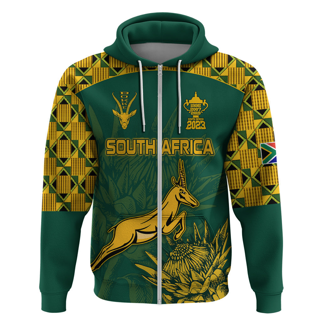 Custom South Africa Rugby Hoodie Springboks Proud The Champions LT9
