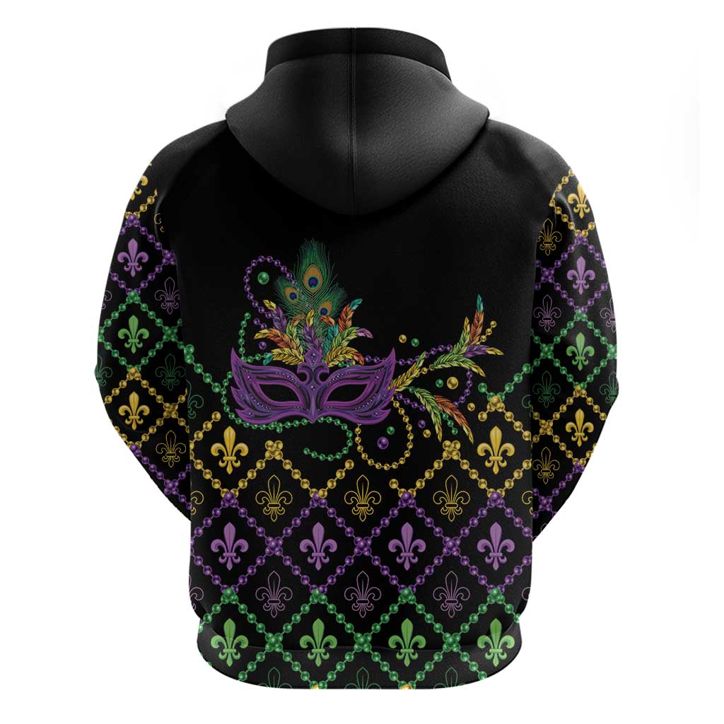 Mardi Gras Carnival Hoodie Geometric Pattern Vintage LT9