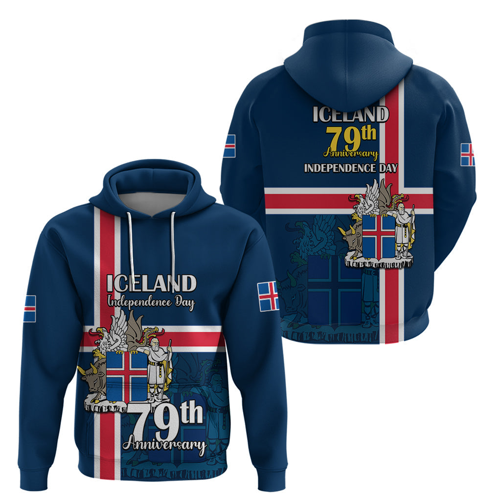 Iceland Hoodie Icelandic National Day LT9