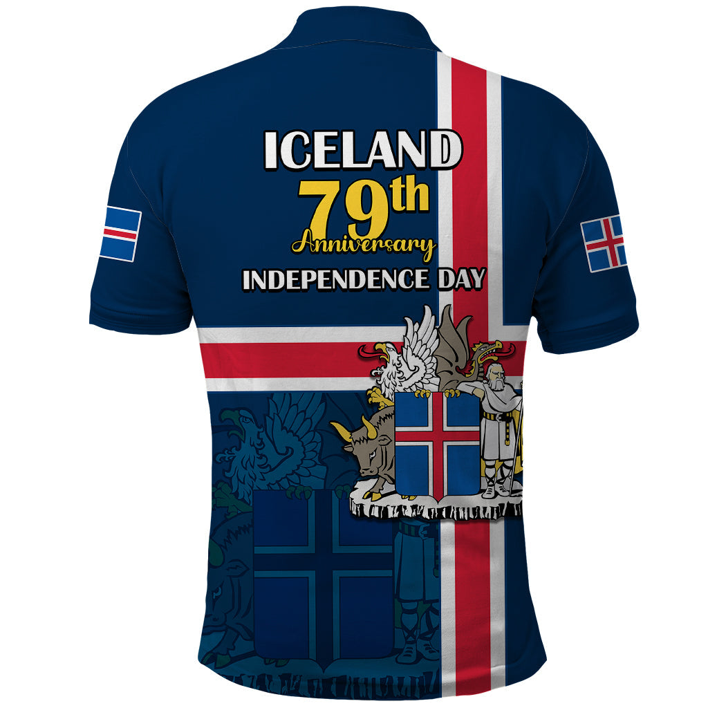 Iceland Polo Shirt Icelandic National Day LT9