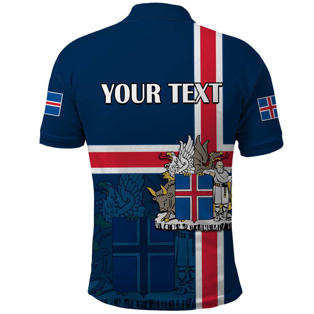 Custom Iceland Polo Shirt Icelandic National Day LT9