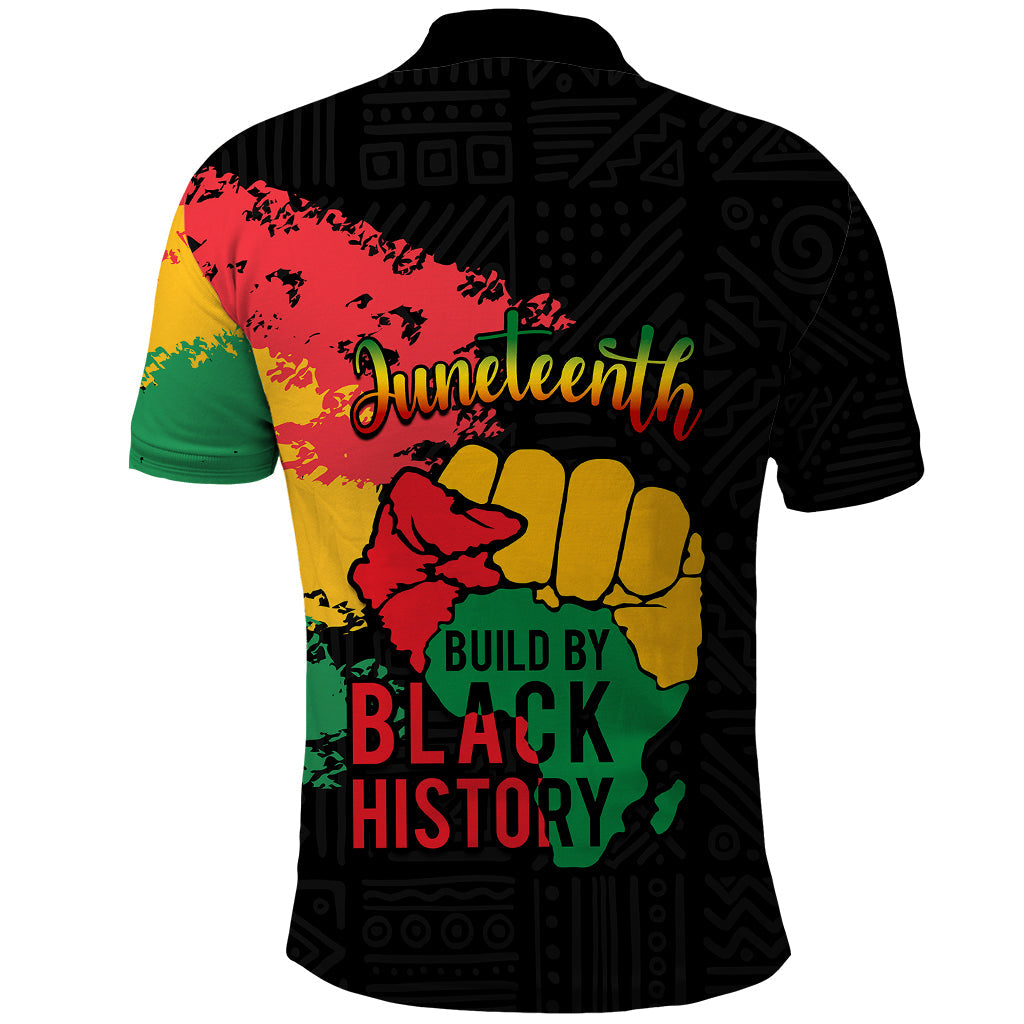 Juneteenth Polo Shirt Black Independence Day Black History LT9