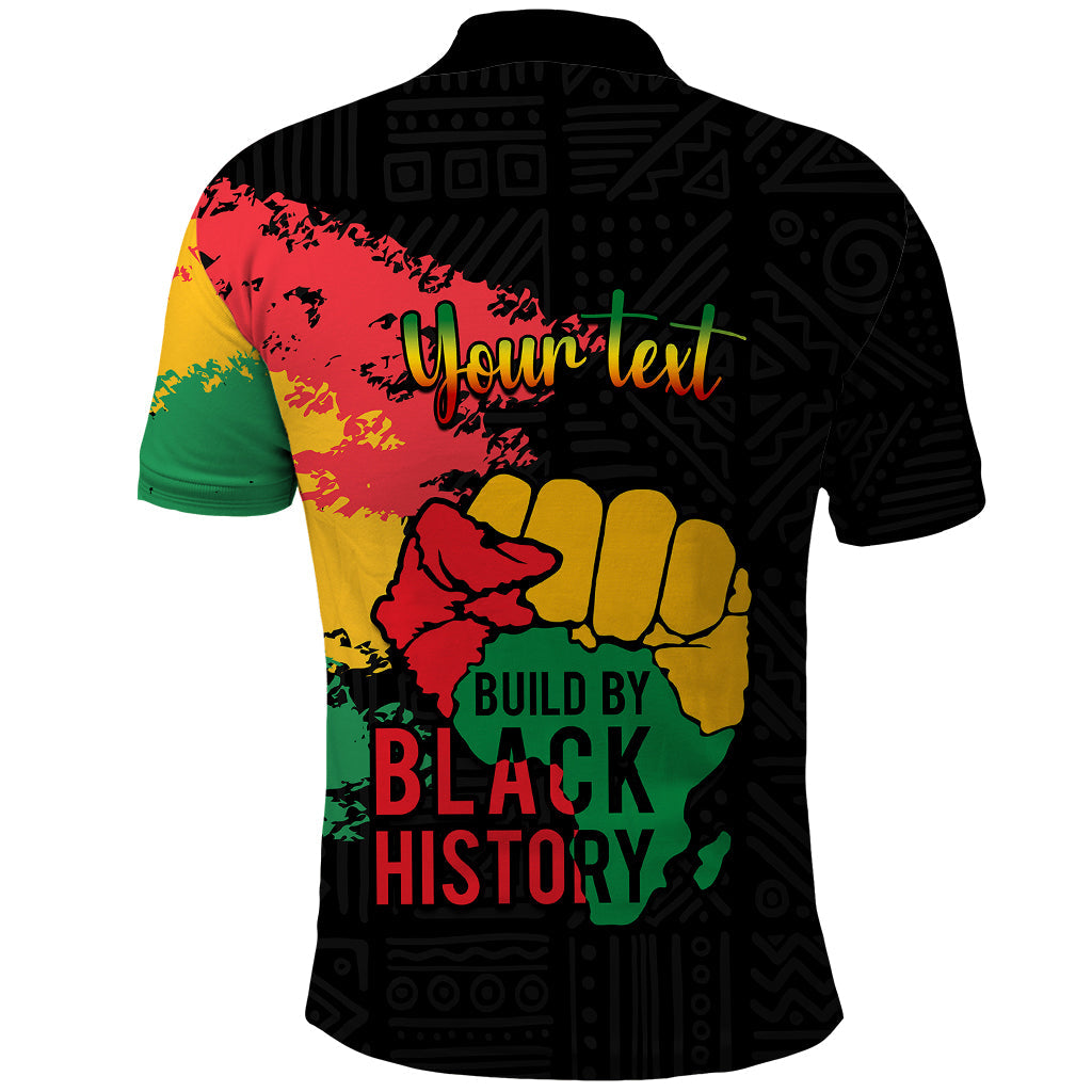 Custom Juneteenth Polo Shirt Black Independence Day Black History LT9