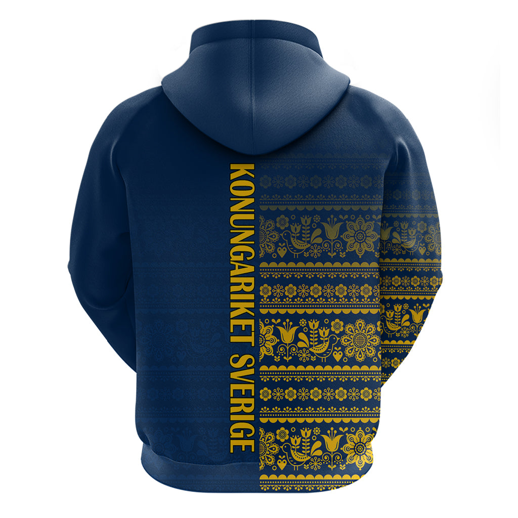 Sweden Tre Kronor Hoodie Sverige With Half Scandinavian Design LT9