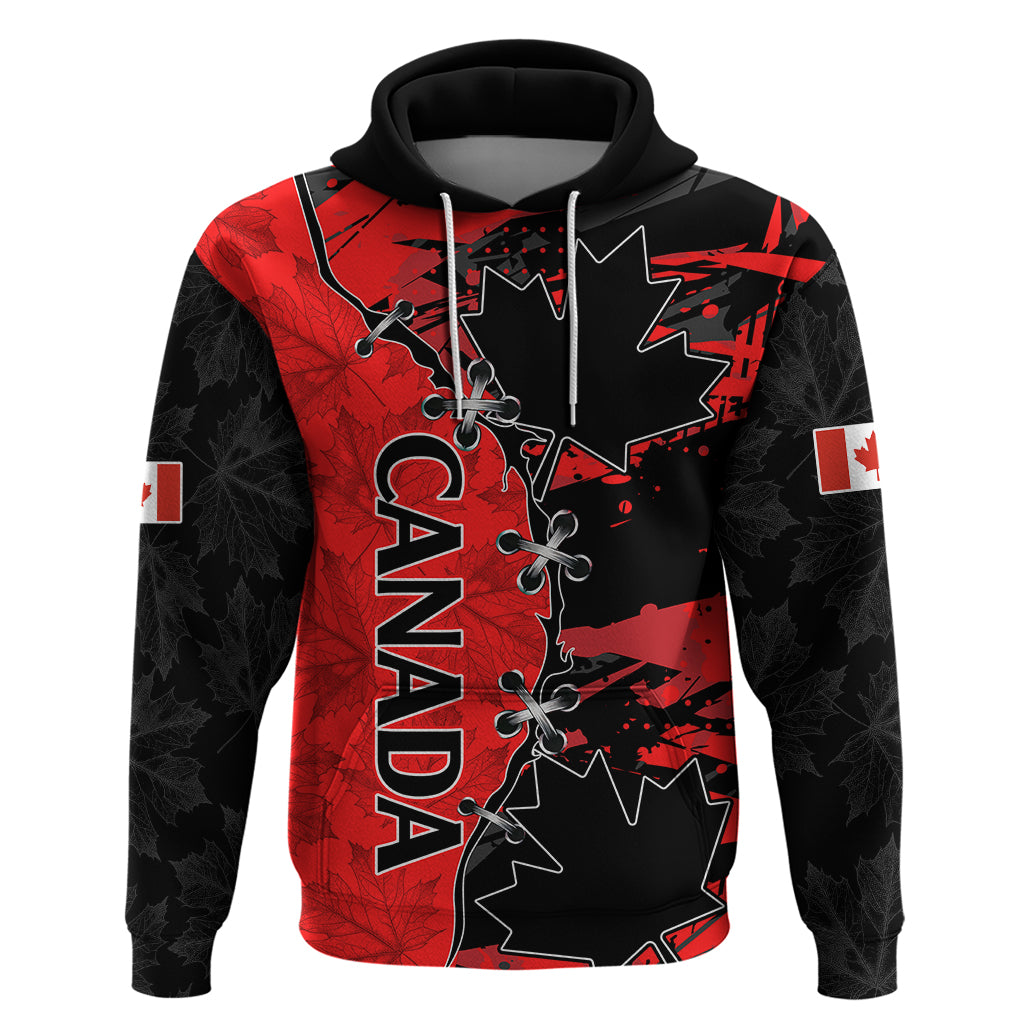 Canada Womens Soccer Hoodie Go Canucks Maple Leaf 2023 LT9