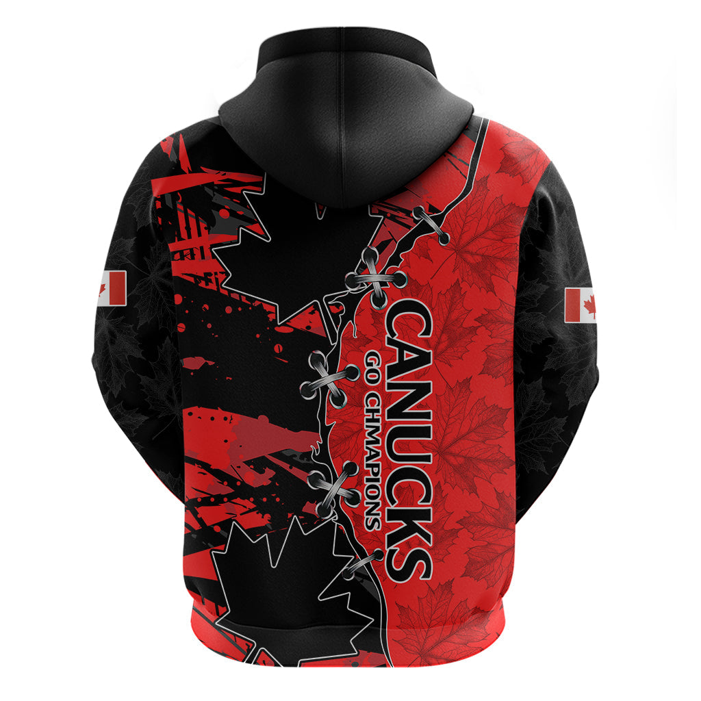 Canada Womens Soccer Hoodie Go Canucks Maple Leaf 2023 LT9