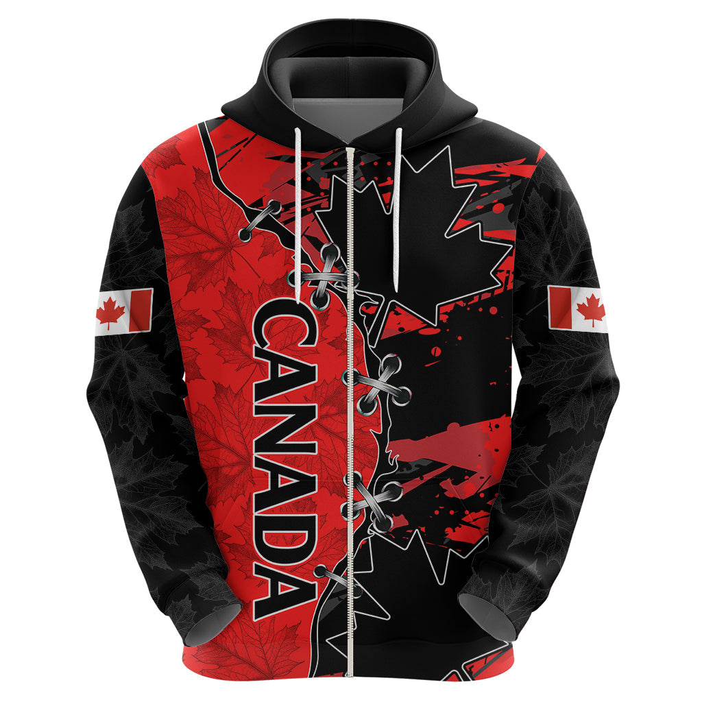 Canada Womens Soccer Hoodie Go Canucks Maple Leaf 2023 LT9