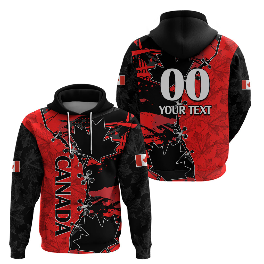 Custom Canada Womens Soccer Hoodie Go Canucks Maple Leaf 2023 LT9