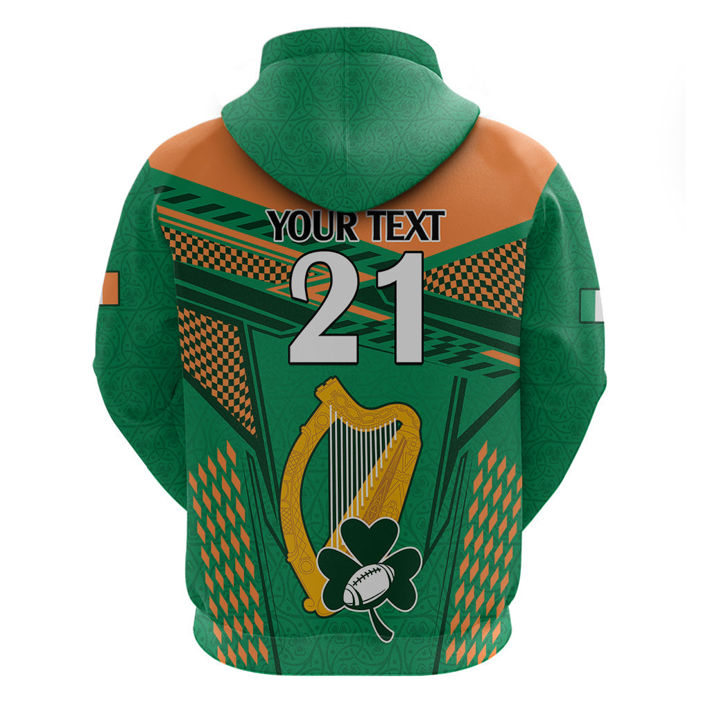 Custom Ireland Rugby Hoodie 2023 World Cup Shamrock Sporty Style LT9