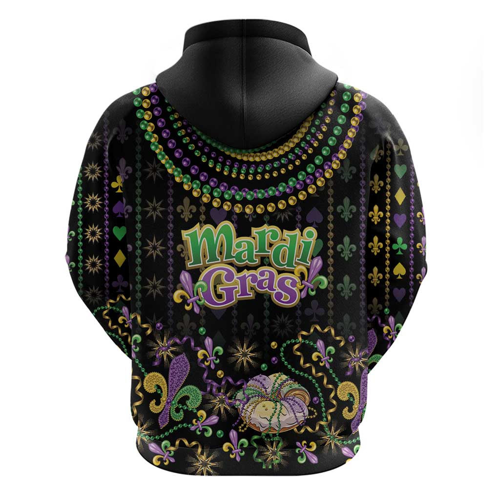 Mardi Gras Lips Queen Beads Hoodie LT9