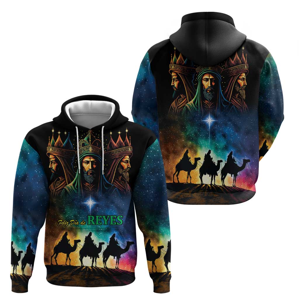 Feliz Dia De Reyes Three Kings Day Hoodie Happy Epiphany Day LT9