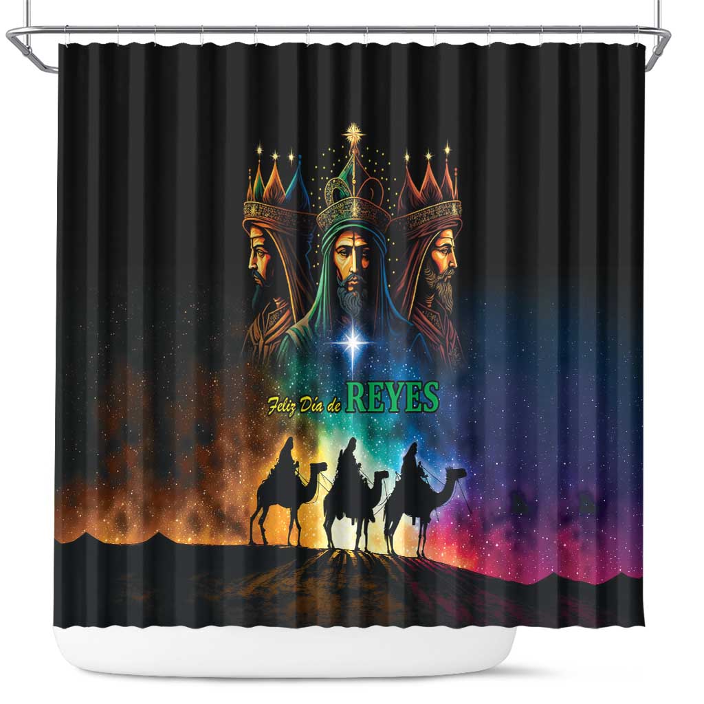 Feliz Dia De Reyes Three Kings Day Shower Curtain Happy Epiphany Day LT9