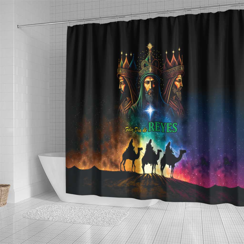 Feliz Dia De Reyes Three Kings Day Shower Curtain Happy Epiphany Day LT9