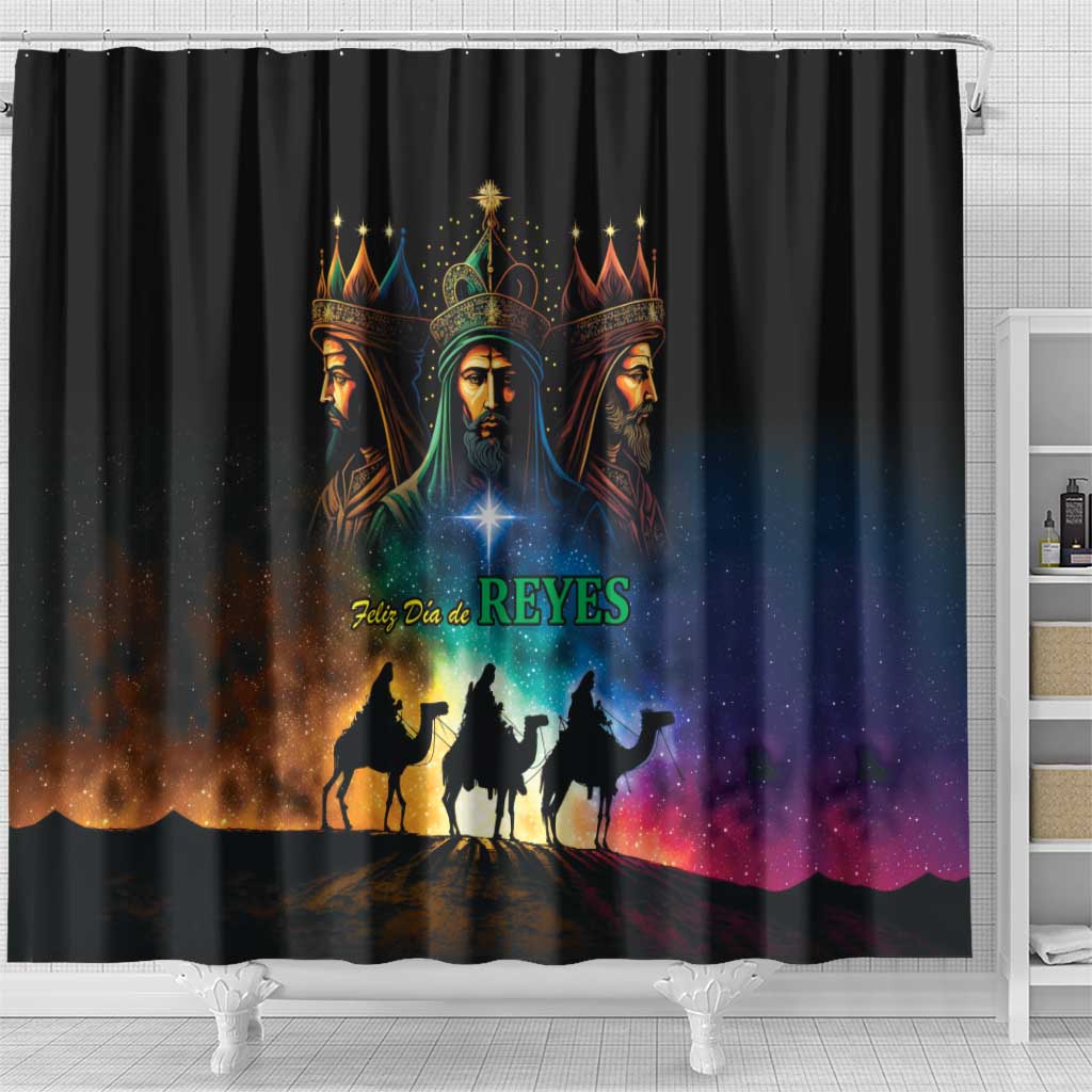 Feliz Dia De Reyes Three Kings Day Shower Curtain Happy Epiphany Day LT9