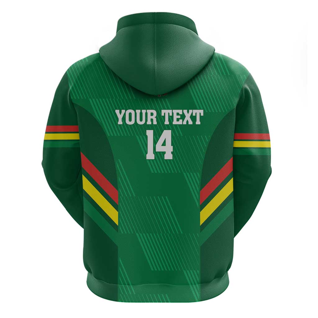 Custom Bolivia Football Hoodie 2024 Vamos La Verde - Green LT14