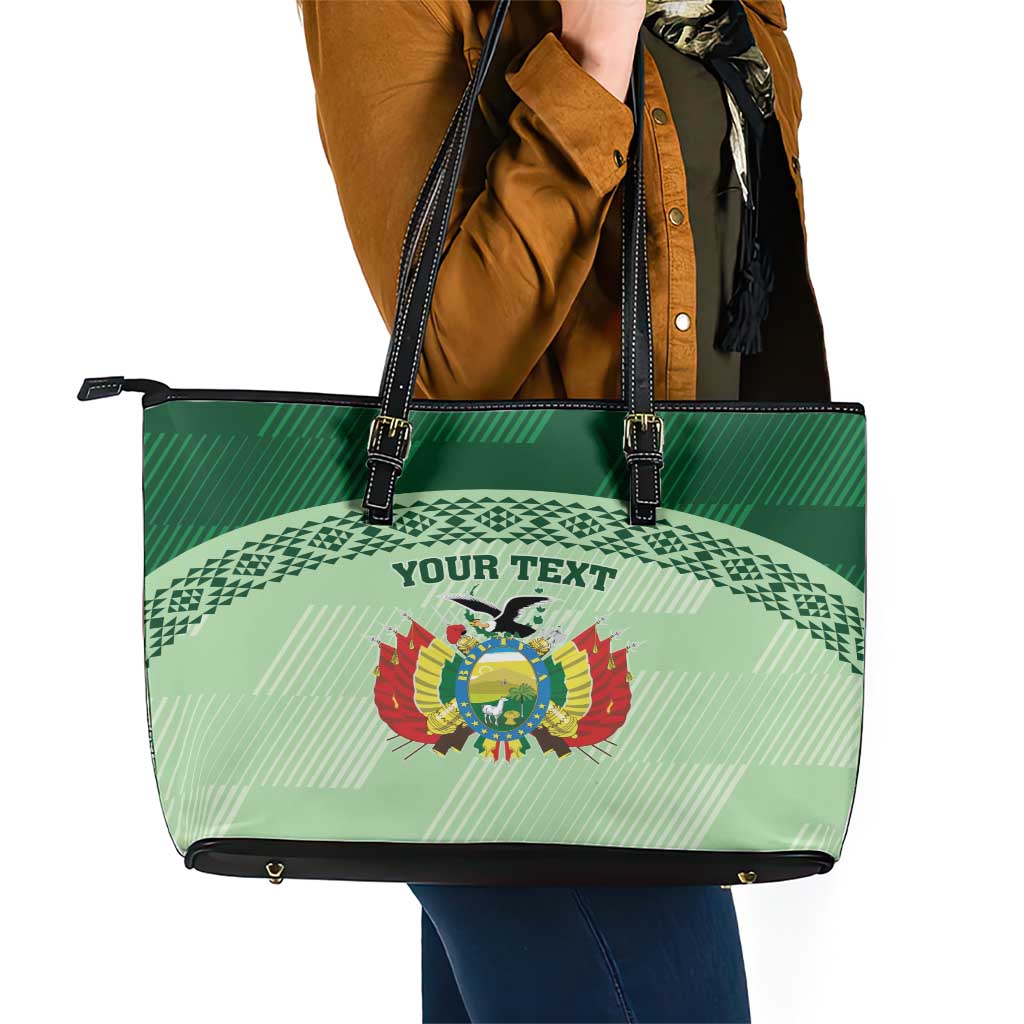 Custom La Verde Bolivia Football Leather Tote Bag Est 1926 Newest Version LT14