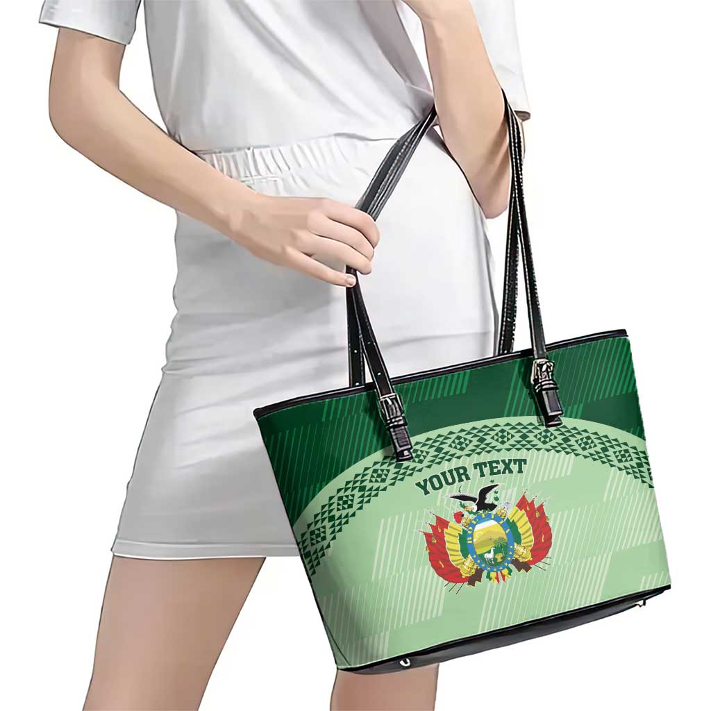 Custom La Verde Bolivia Football Leather Tote Bag Est 1926 Newest Version LT14
