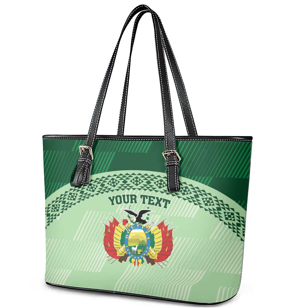 Custom La Verde Bolivia Football Leather Tote Bag Est 1926 Newest Version LT14