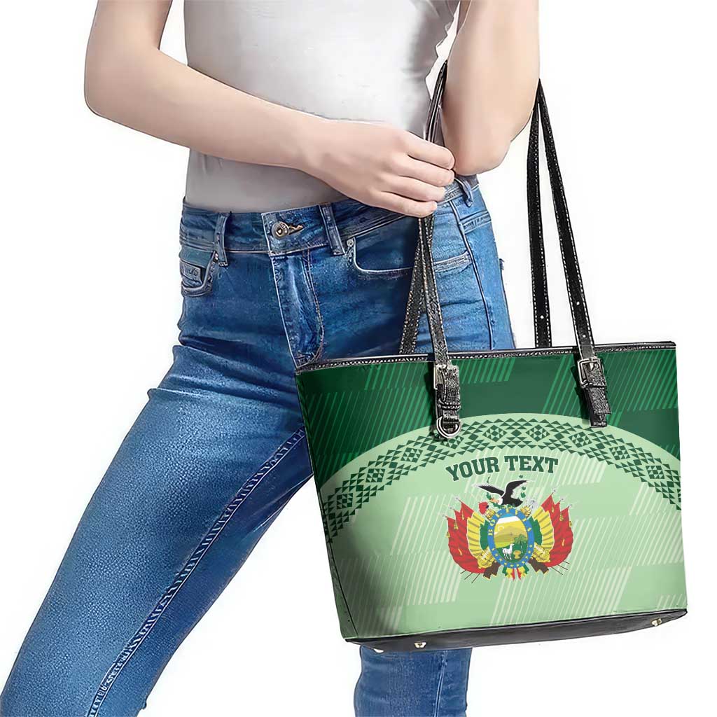 Custom La Verde Bolivia Football Leather Tote Bag Est 1926 Newest Version LT14