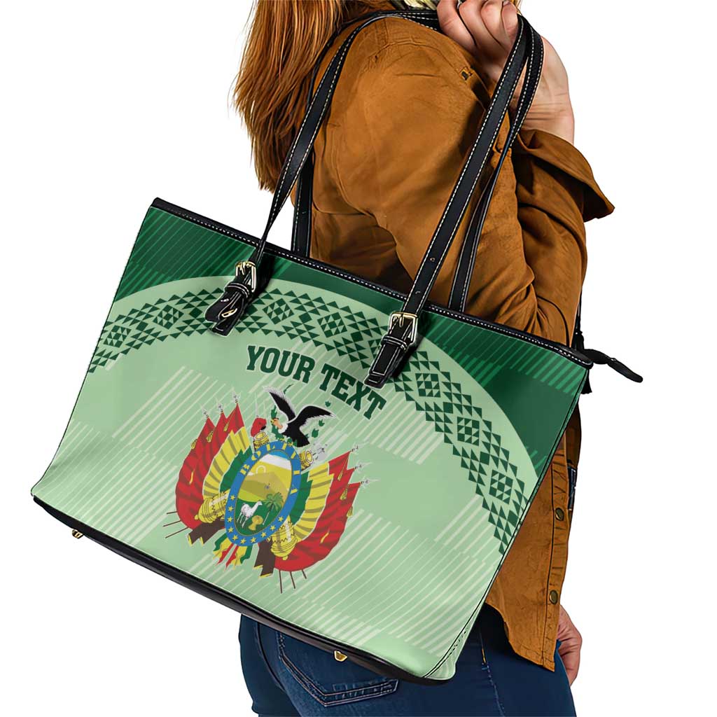 Custom La Verde Bolivia Football Leather Tote Bag Est 1926 Newest Version LT14