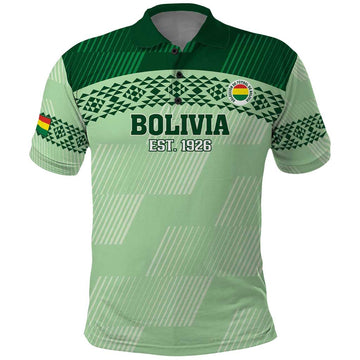 Custom La Verde Bolivia Football Polo Shirt Est 1926 Newest Version LT14