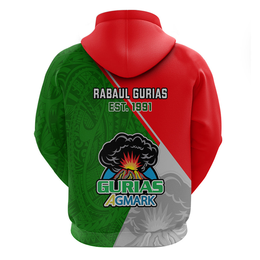 Papua New Guinea Rugby Hoodie Rabaul Gurias PNG Polynesian Pattern LT14