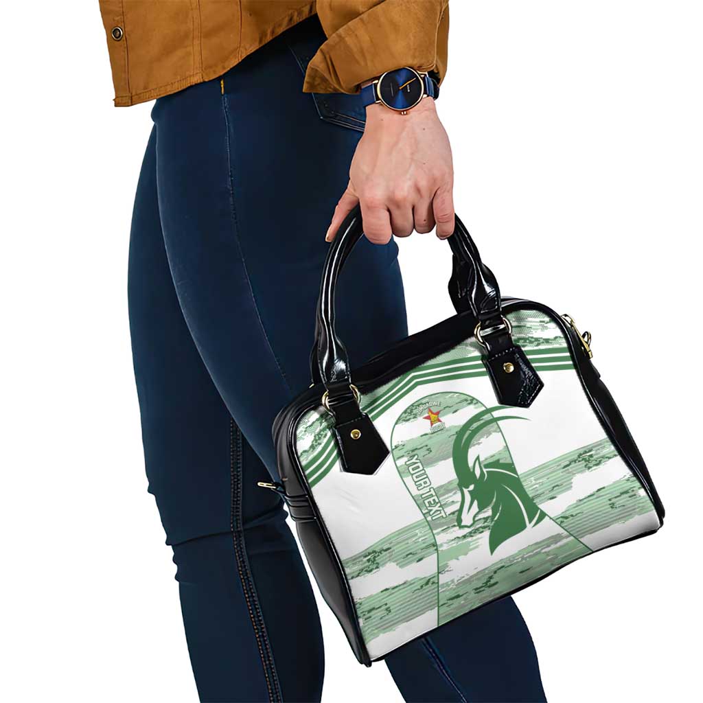 Zimbabwe Rugby Custom Shoulder Handbag Come On Sables White Version LT14