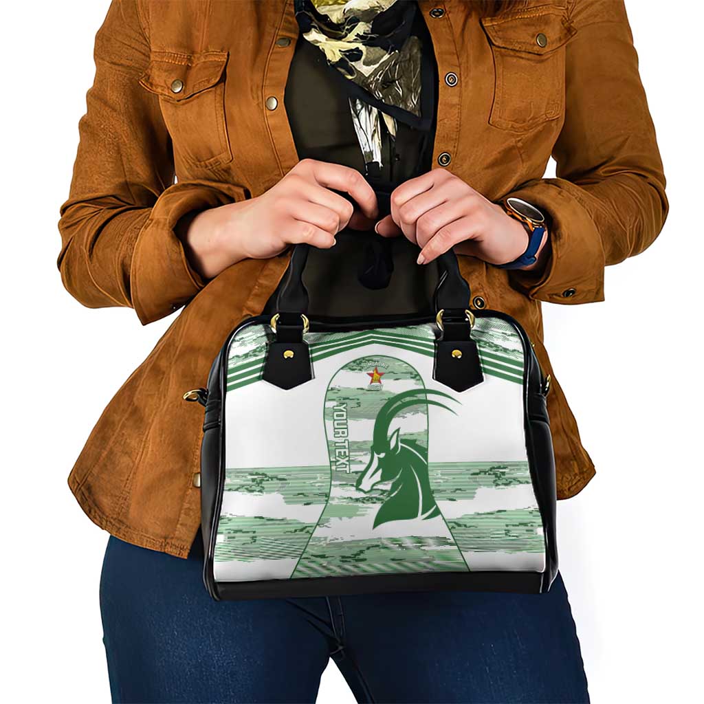 Zimbabwe Rugby Custom Shoulder Handbag Come On Sables White Version LT14