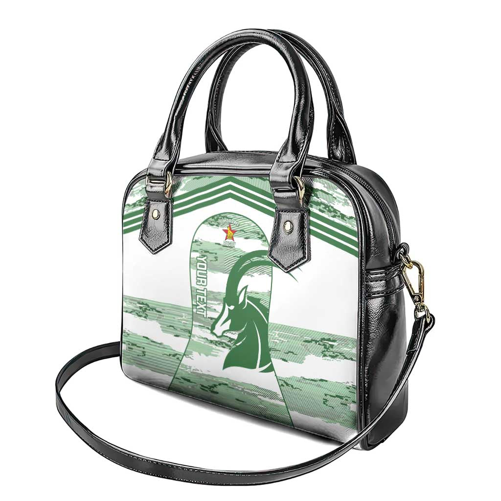 Zimbabwe Rugby Custom Shoulder Handbag Come On Sables White Version LT14
