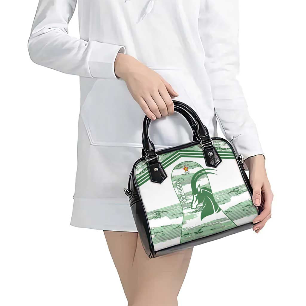 Zimbabwe Rugby Custom Shoulder Handbag Come On Sables White Version LT14