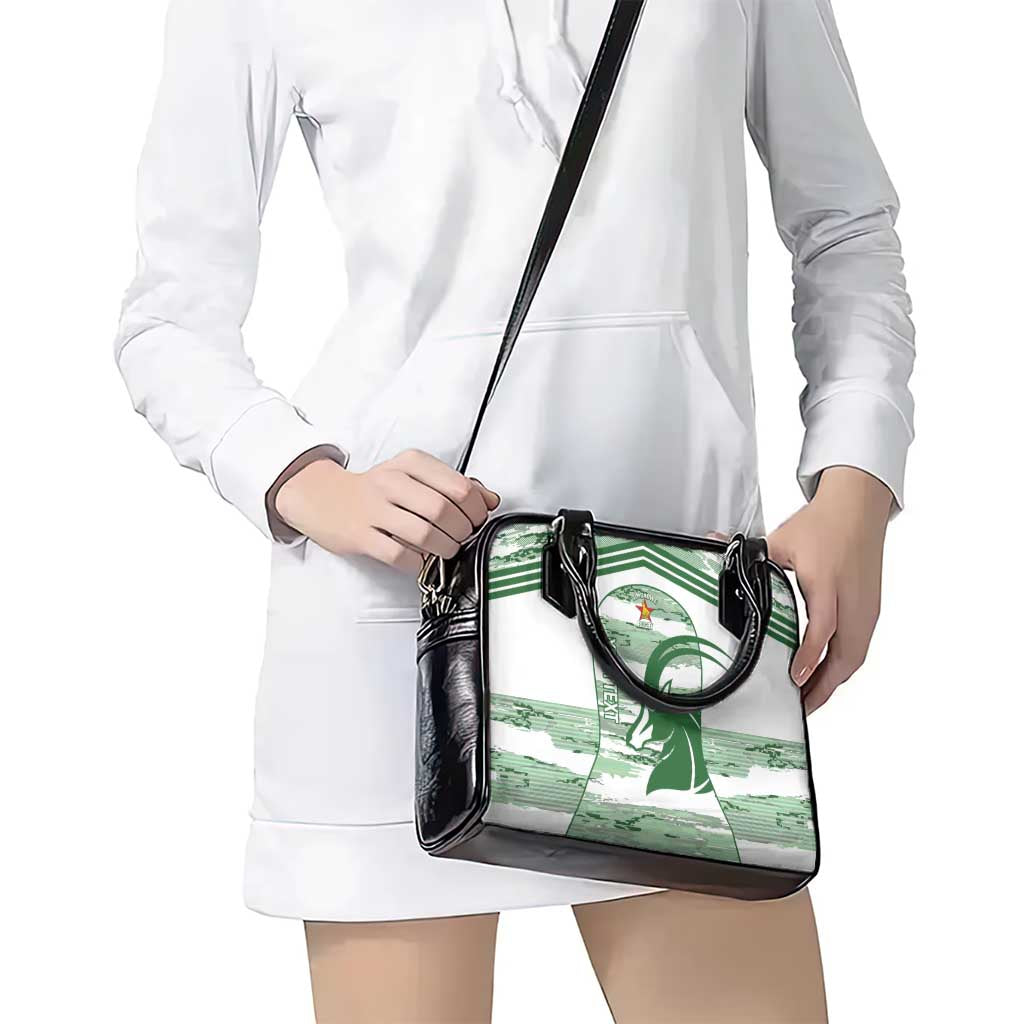 Zimbabwe Rugby Custom Shoulder Handbag Come On Sables White Version LT14