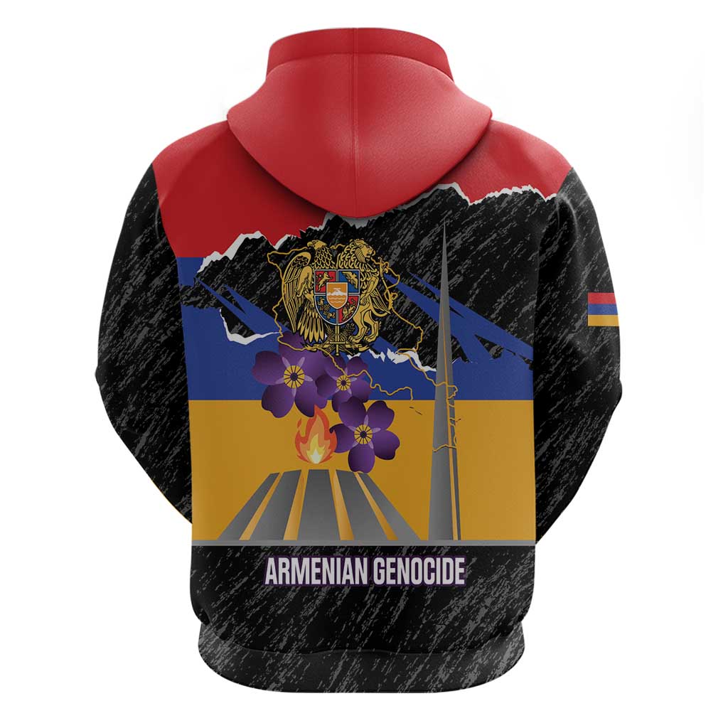 Armenian Genocide Remembrance Day Hoodie Tsitsernakaberd 110th Anniversary Never Forget LT14