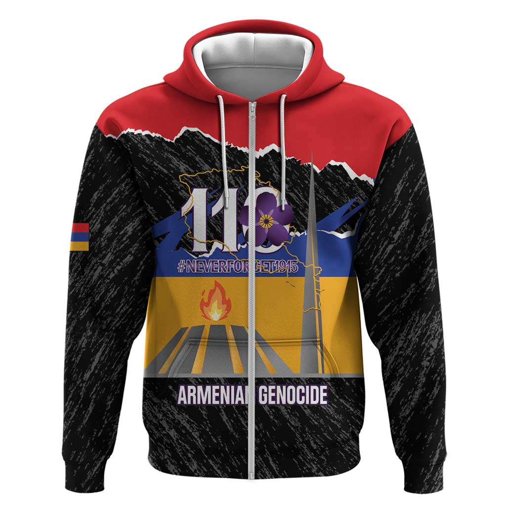 Armenian Genocide Remembrance Day Hoodie Tsitsernakaberd 110th Anniversary Never Forget LT14