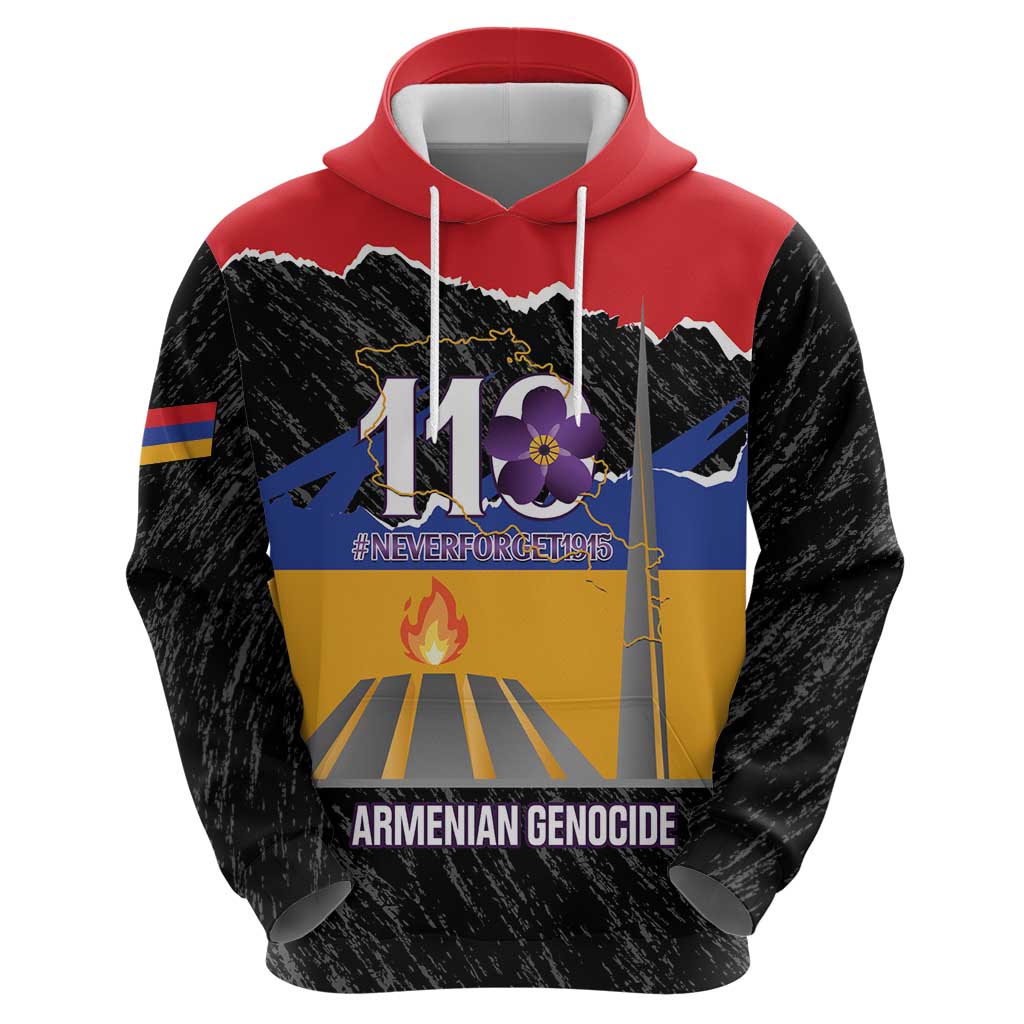 Armenian Genocide Remembrance Day Hoodie Tsitsernakaberd 110th Anniversary Never Forget LT14