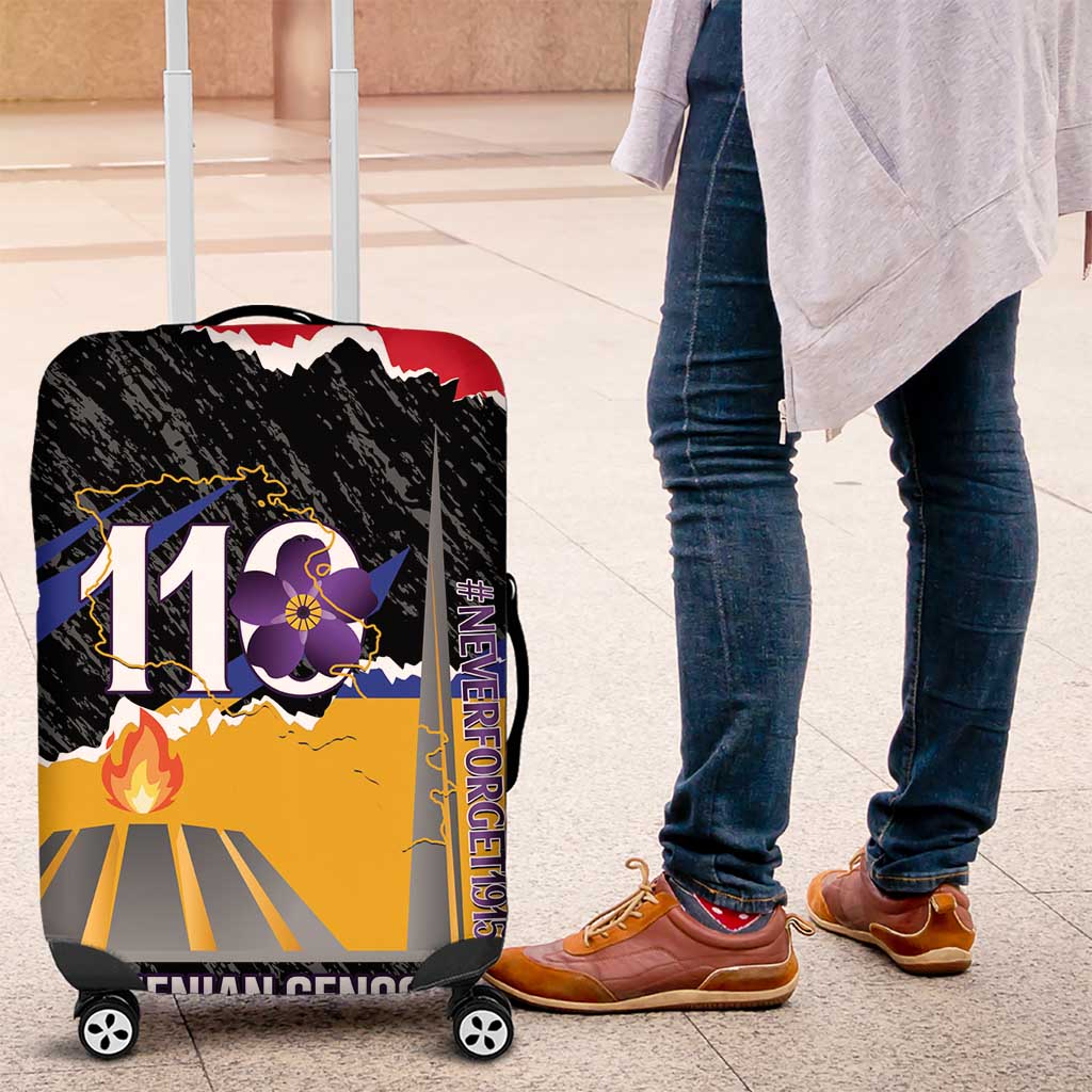 Armenian Genocide Remembrance Day Luggage Cover Tsitsernakaberd 110th Anniversary Never Forget LT14