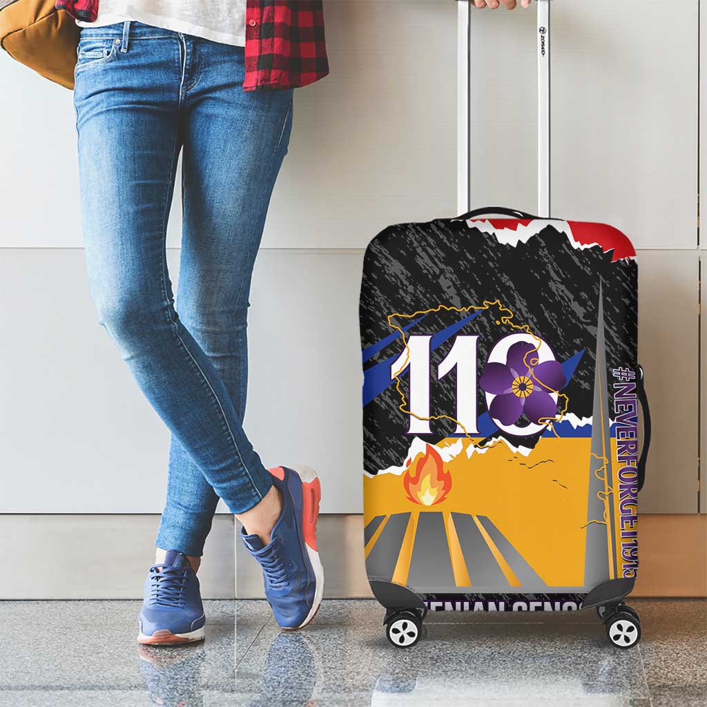Armenian Genocide Remembrance Day Luggage Cover Tsitsernakaberd 110th Anniversary Never Forget LT14