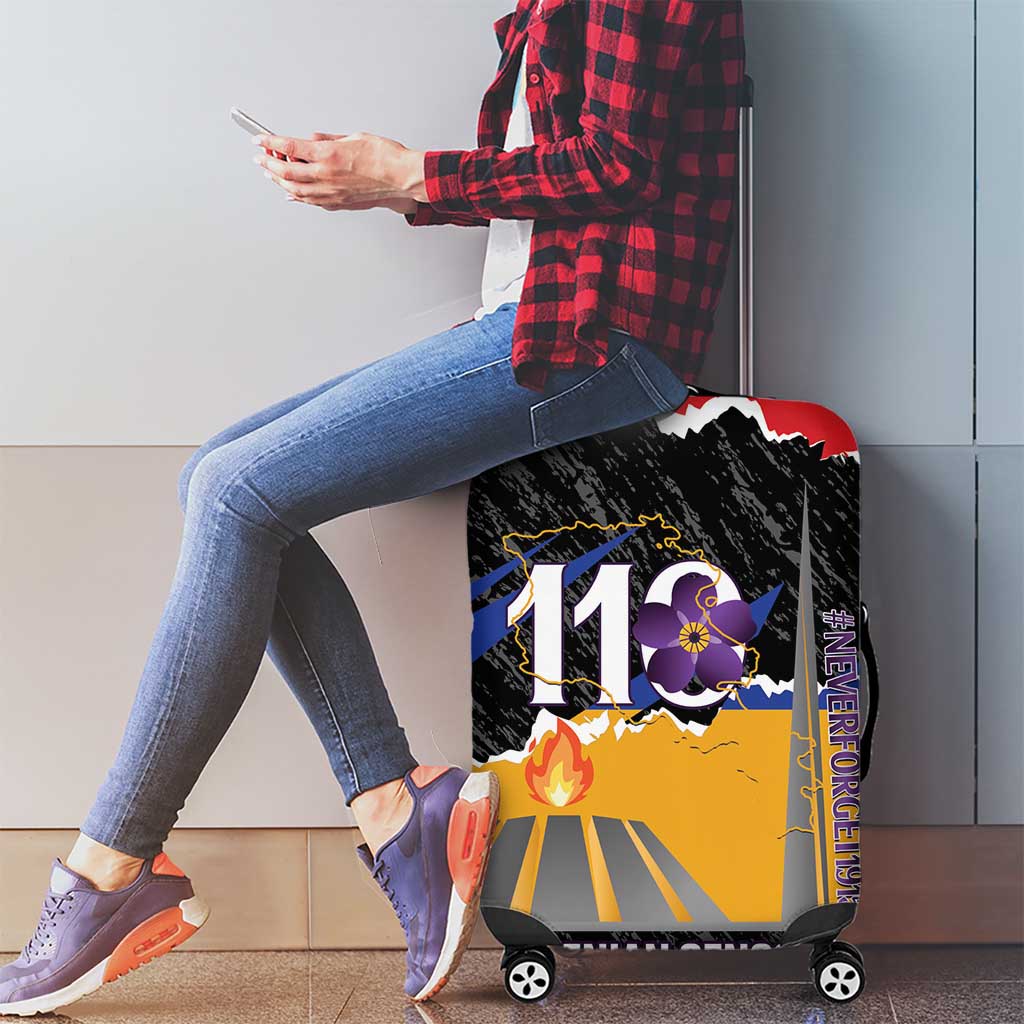 Armenian Genocide Remembrance Day Luggage Cover Tsitsernakaberd 110th Anniversary Never Forget LT14