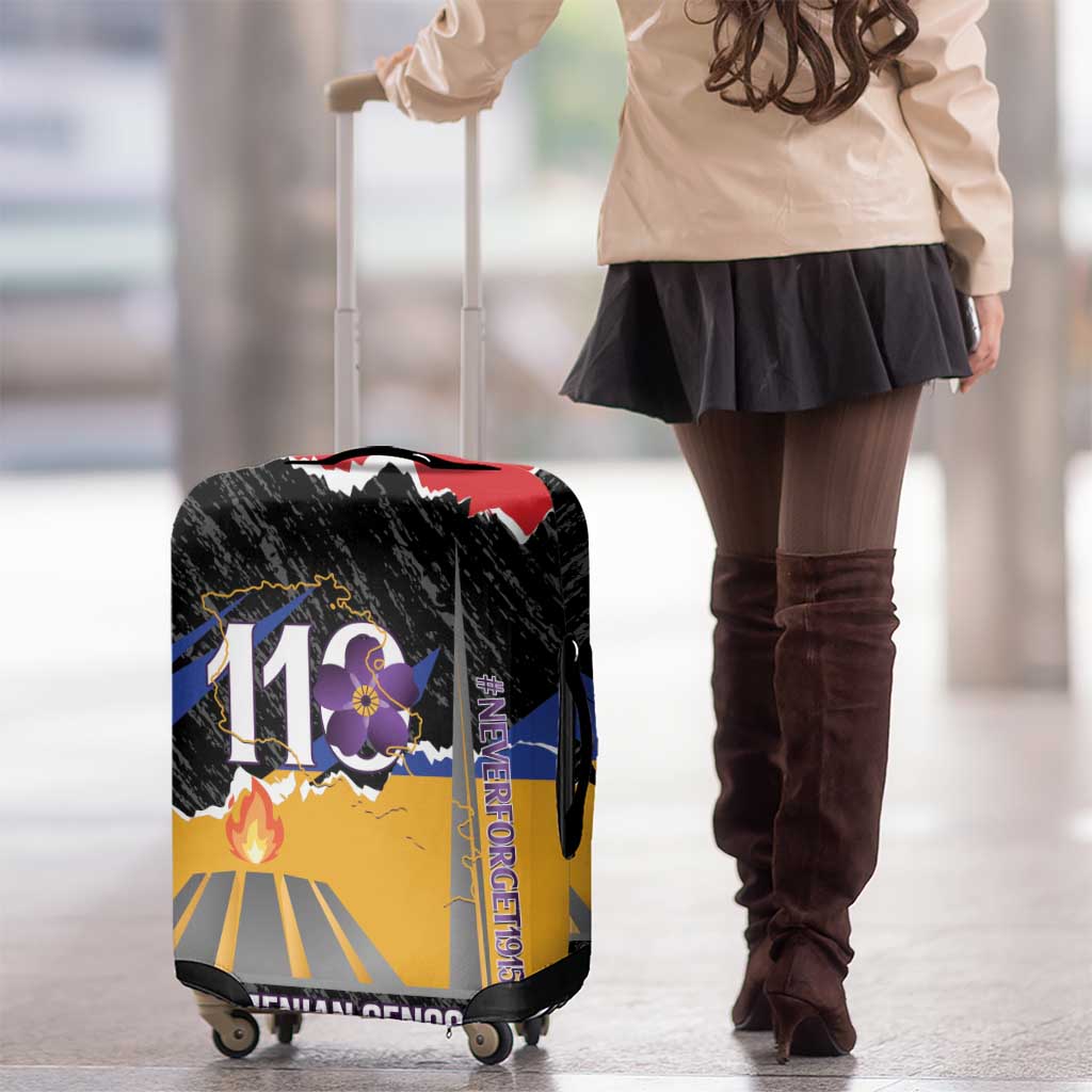 Armenian Genocide Remembrance Day Luggage Cover Tsitsernakaberd 110th Anniversary Never Forget LT14