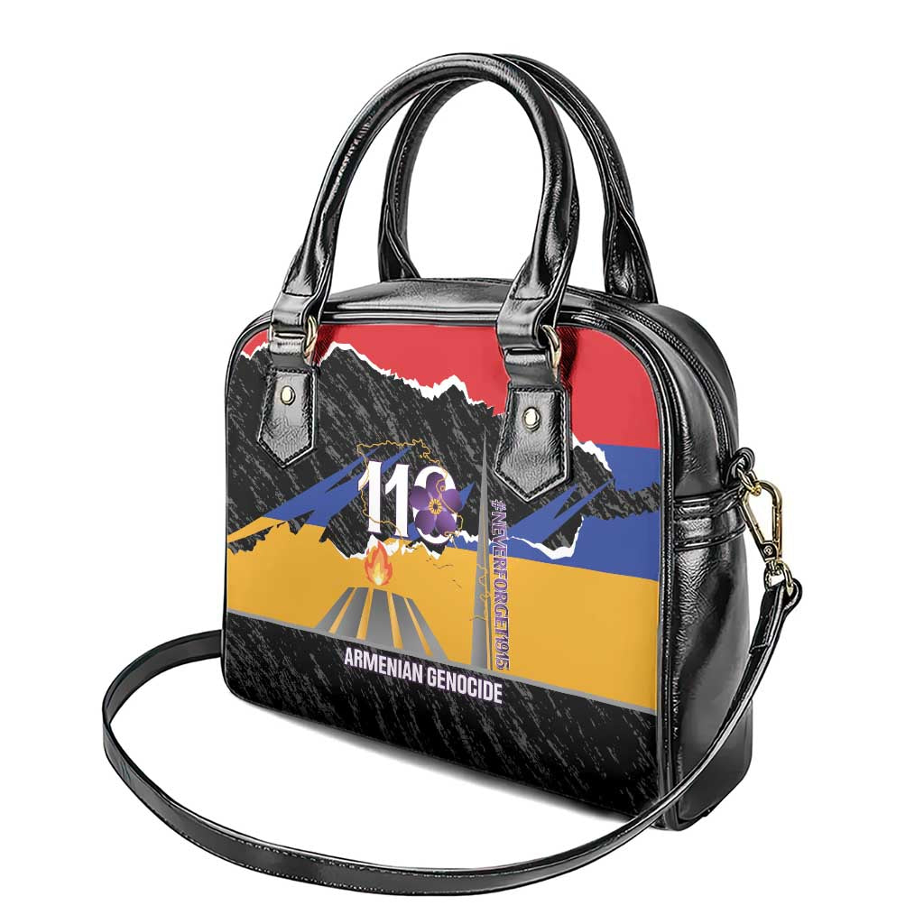 Armenian Genocide Remembrance Day Shoulder Handbag Tsitsernakaberd 110th Anniversary Never Forget LT14