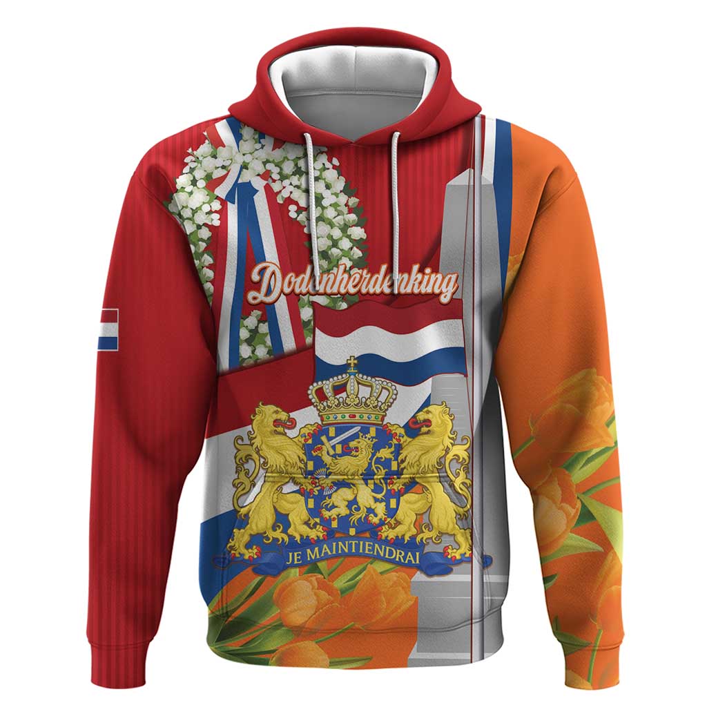 Netherlands Dodenherdenking Hoodie Martyrs' Day Honoring All Victims Of War LT14