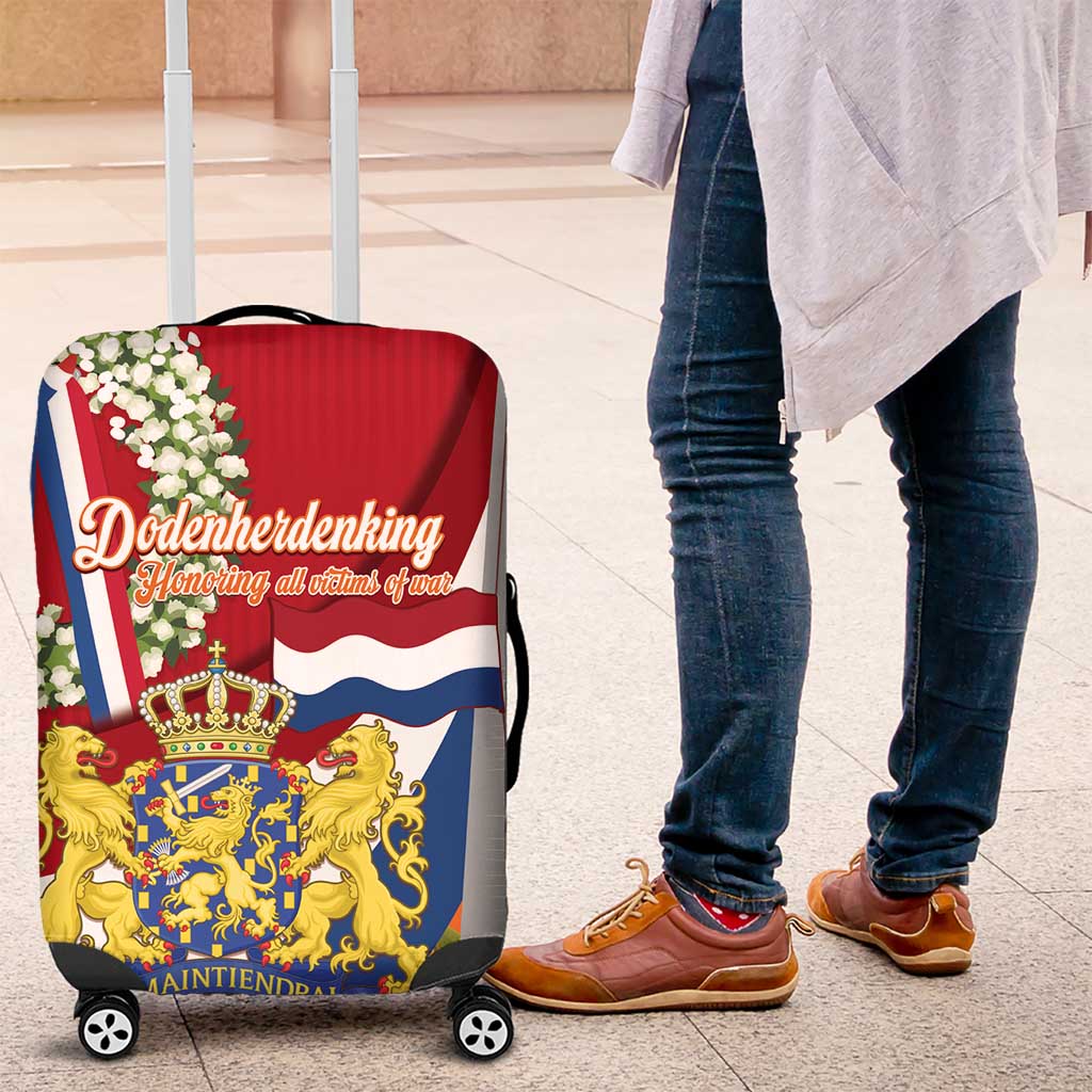 Netherlands Dodenherdenking Luggage Cover Martyrs' Day Honoring All Victims Of War LT14