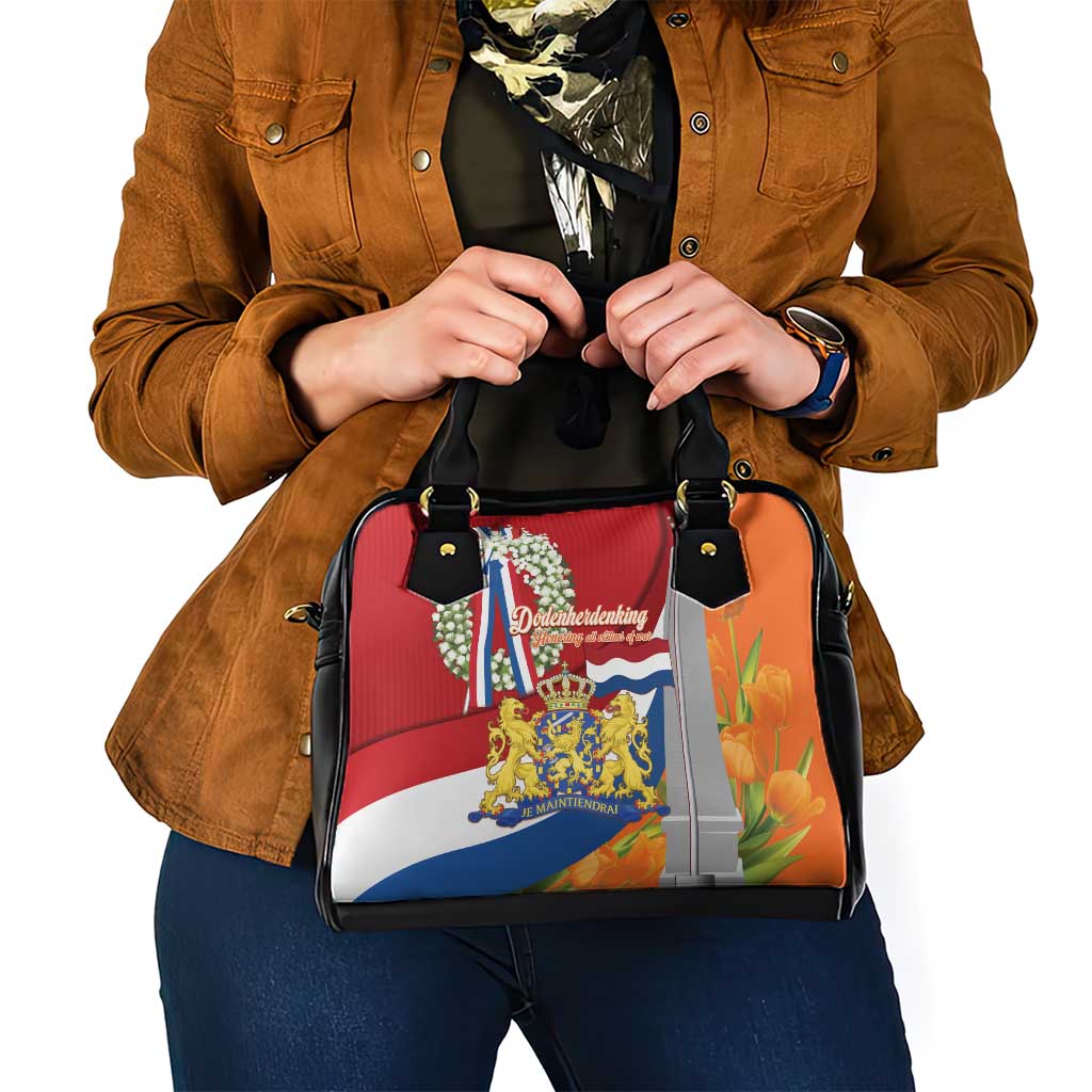Netherlands Dodenherdenking Shoulder Handbag Martyrs' Day Honoring All Victims Of War LT14