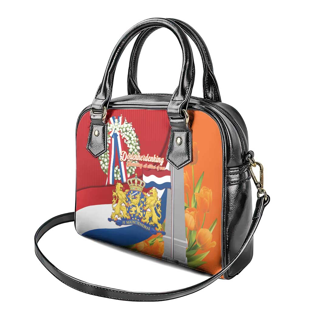 Netherlands Dodenherdenking Shoulder Handbag Martyrs' Day Honoring All Victims Of War LT14