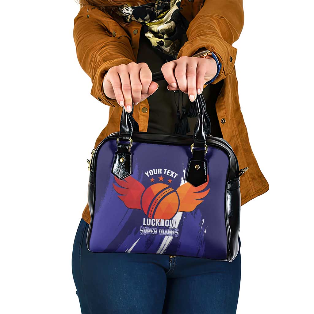 Custom Lucknow India Cricket Shoulder Handbag Go Champions LT14