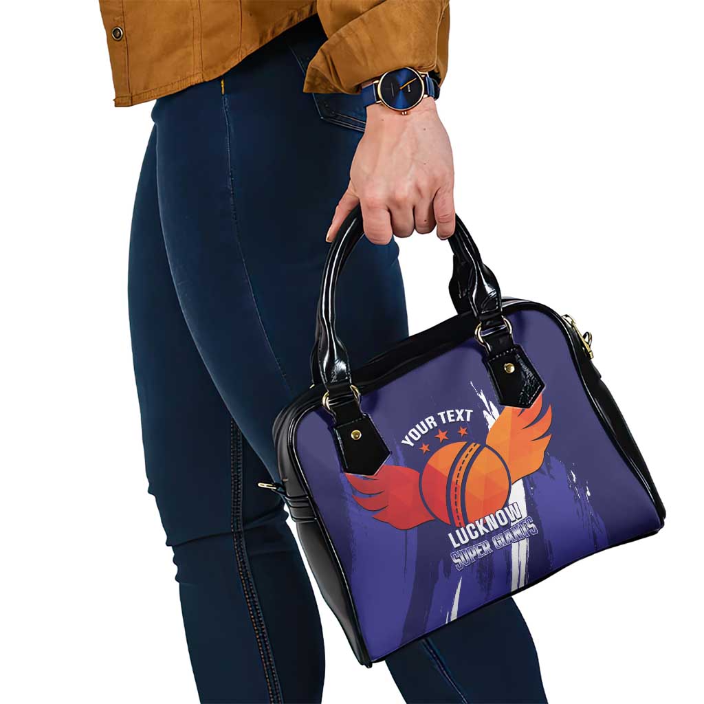 Custom Lucknow India Cricket Shoulder Handbag Go Champions LT14