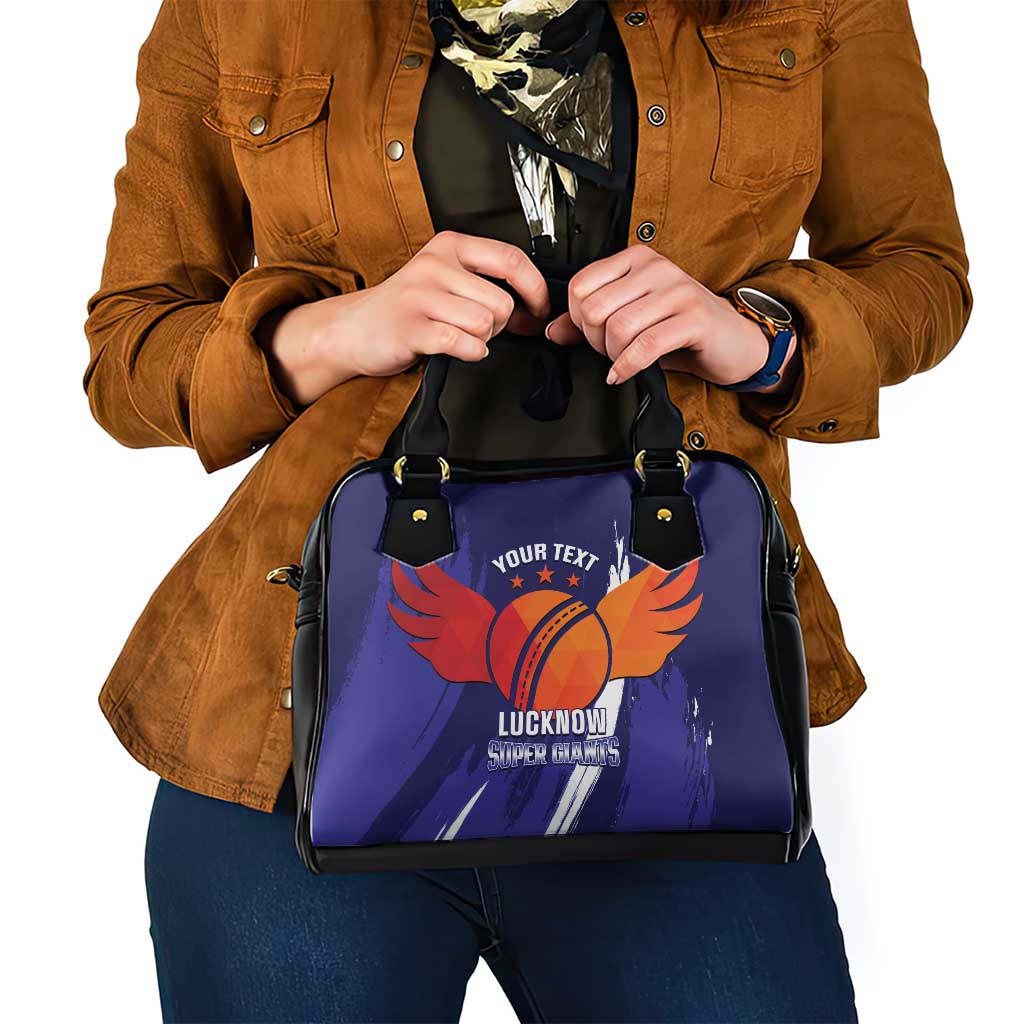 Custom Lucknow India Cricket Shoulder Handbag Go Champions LT14