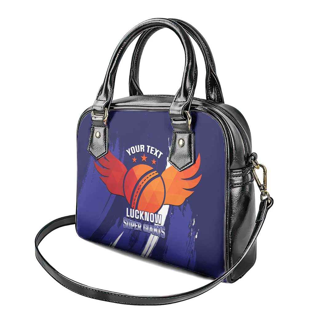 Custom Lucknow India Cricket Shoulder Handbag Go Champions LT14